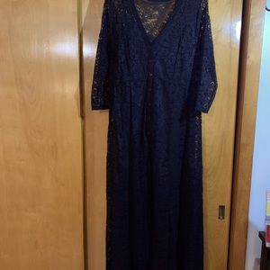 Torrid black lace dress.